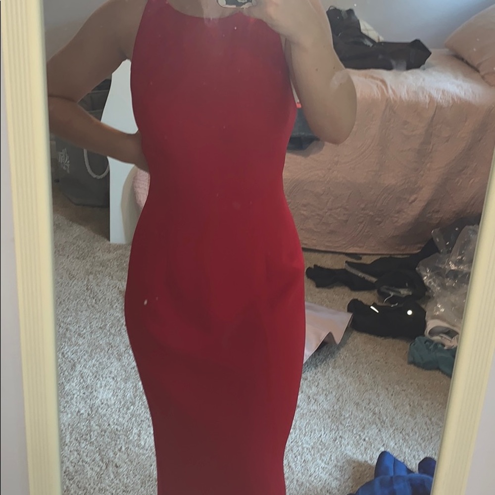 Red prom dress